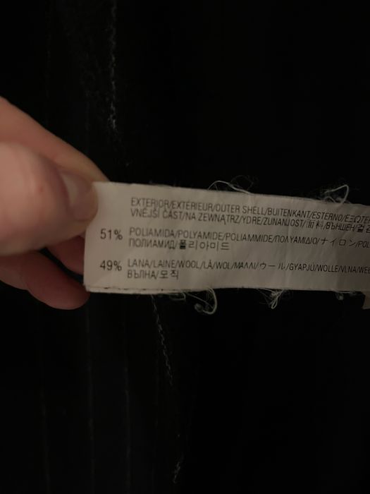 Palton zara lana 49% M