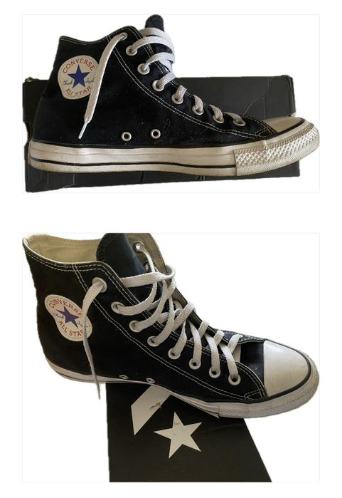 Converse Черные Оригинал Высокие