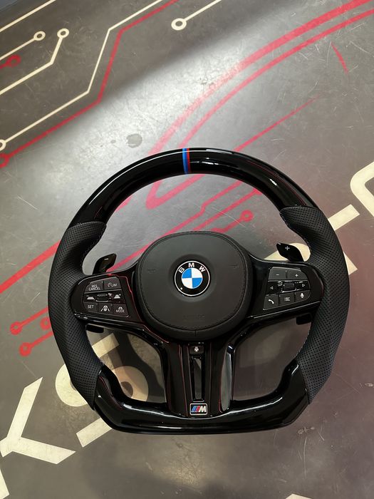 Volan BMW - Piano Black - Custom - Seria G - TJA - Incalzire - Vibro