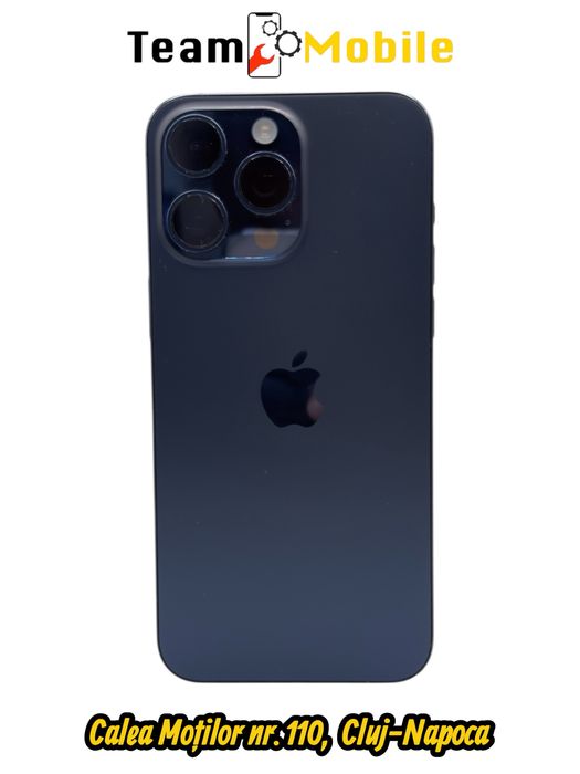 iPhone 15 Pro Max Blue Titan Baterie 97%  256GB