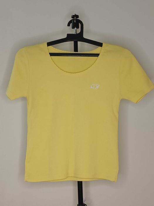 Tricou galben Calvin Klein