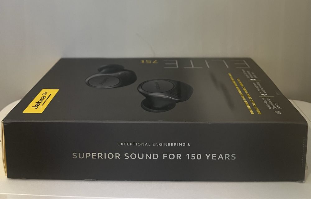Jabra elite 75T true wireless noise cancelling titanium black