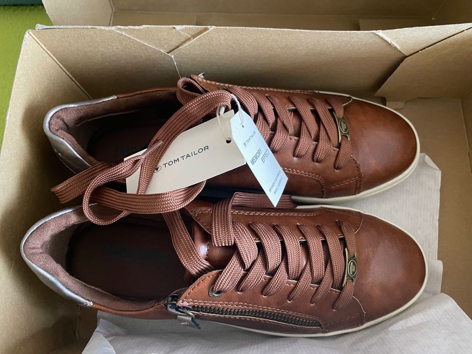 Чисто нови Tom Tailor кожени сникърси