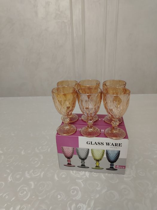 Фужер 12 штук  6 мың теңге