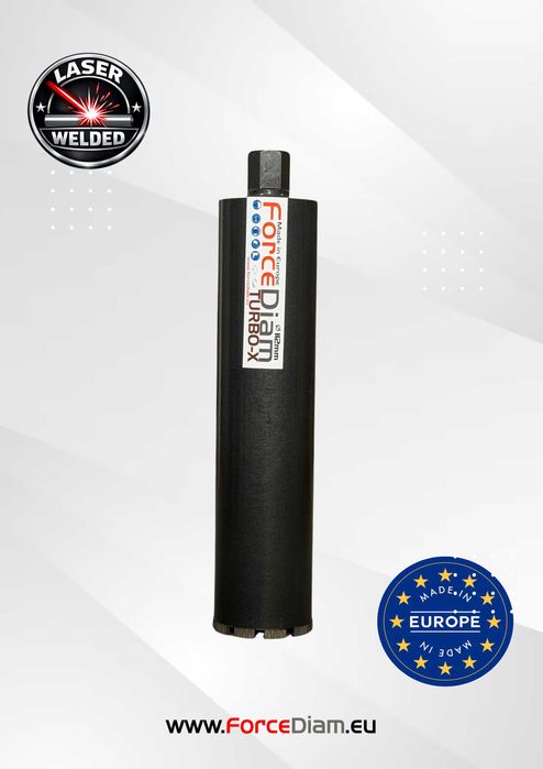 Ø112 Carota Diamantata pentru beton, ForceDiam TURBO-X , Diametru 112mm,L 450mm