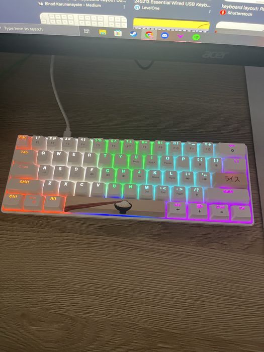 Keychron qwerty Key Rice