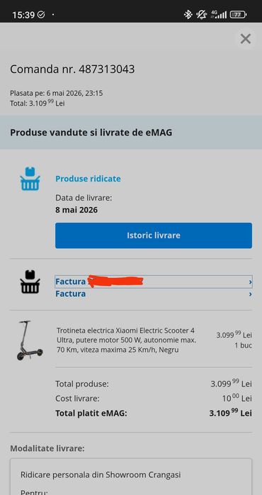 Trotineta Xiaomi 4 Ultra