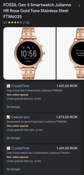 Fossil Smartwatch Gen 5