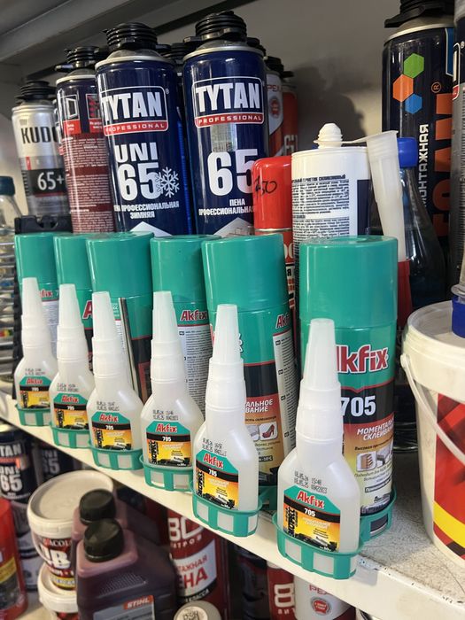 Клей Akfix 705 клей .Пена монтажная .Герметики