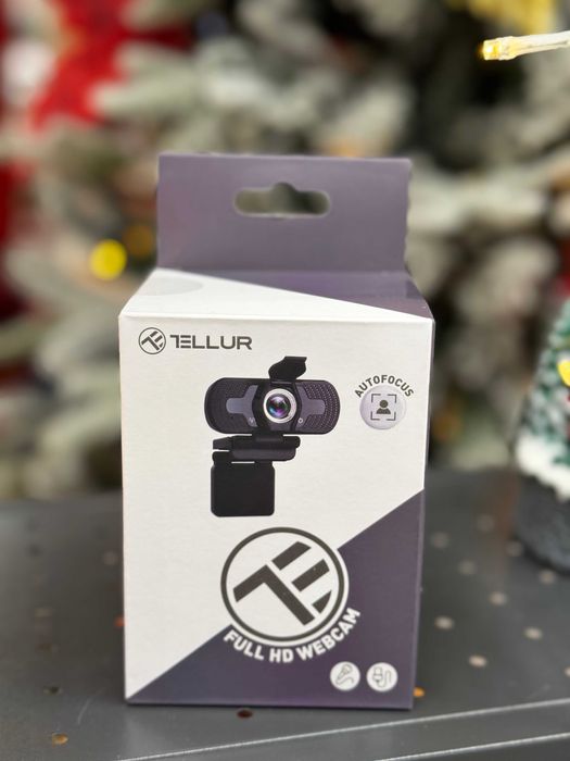 Camera Web Tellur Full HD, autofocus, microfon, noua sigilata