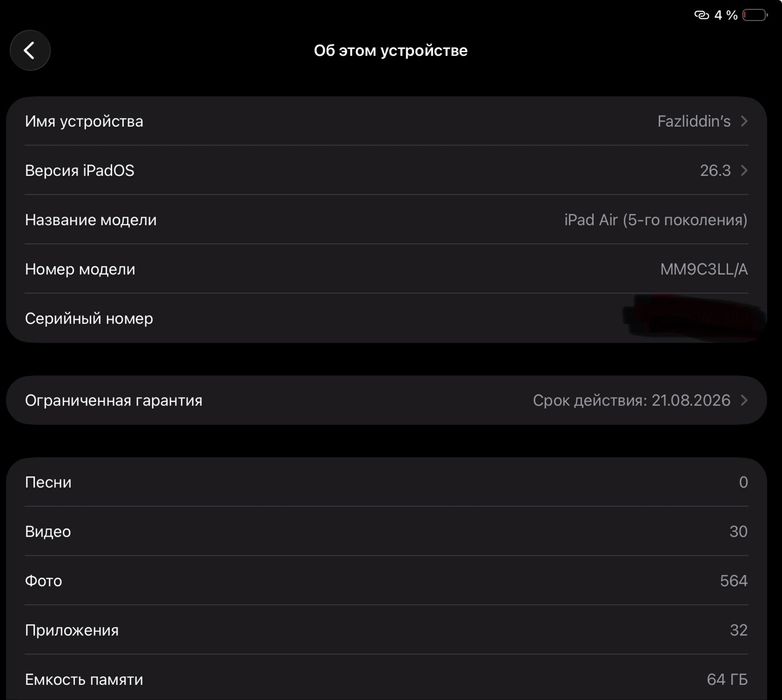 Ipad air M1 64gb wi-fi