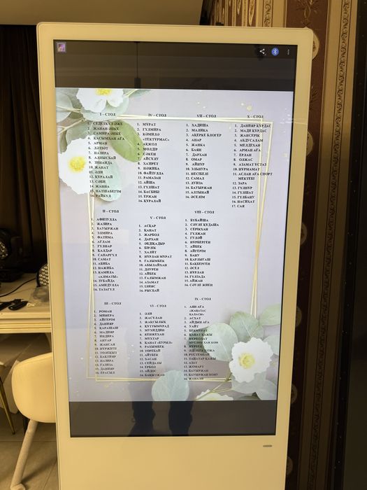 информационный киоск/той список