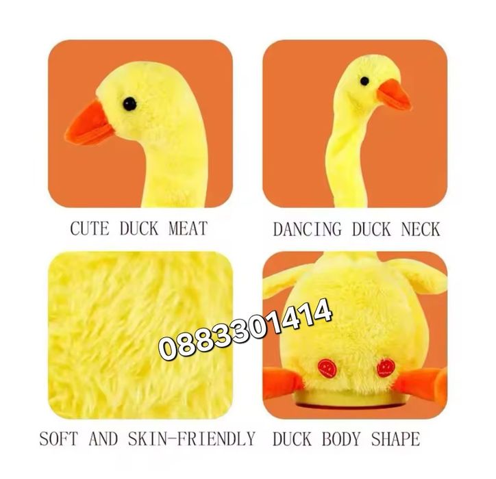 Танцуващо Пате, Пее, Повтаря думи, 30см