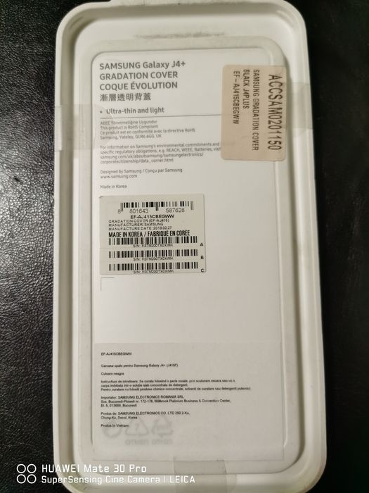 Husa ORIGINALA Samsung A50 sau A30S 2019, J6 din silicon si J4+