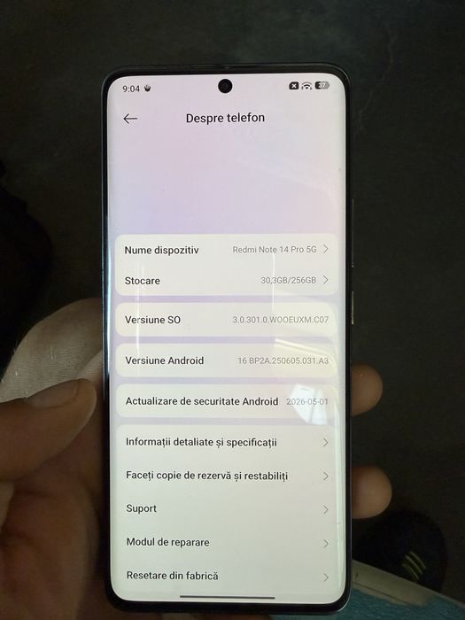 Vand xiaomi note 14 pro