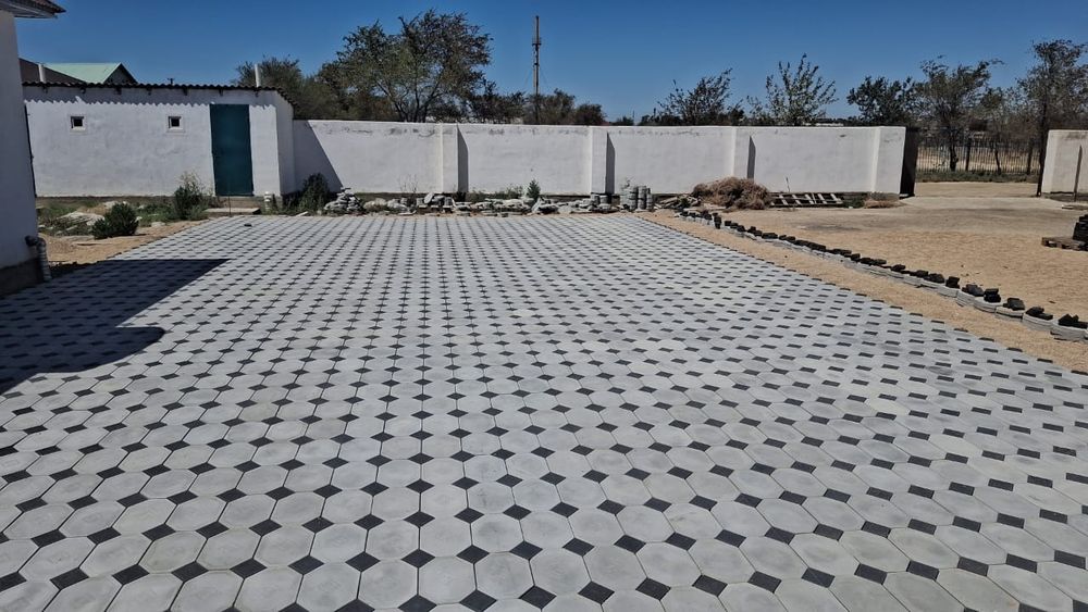 Укладка брусчатки