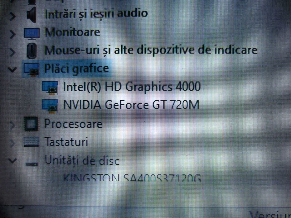 Laptop Asus X550V,Procesor I5,8Gb ram, SSD 120Gb, Video GForce GT720M