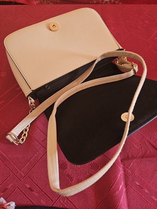 Чанта за лаптоп от филц - Avon и малка бежова чантичка