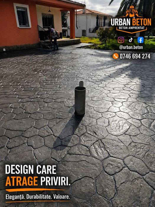 Urban Beton – Beton Amprentat Premium | Curți, Terase, Alei Durabile