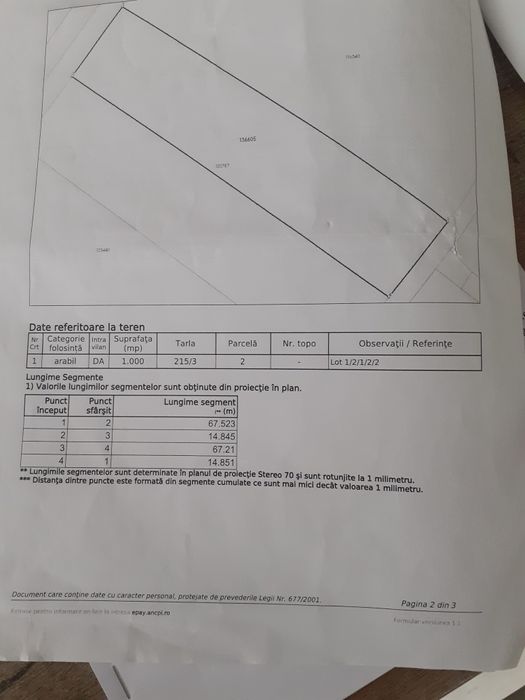 Teren Barbosi 1000metri
