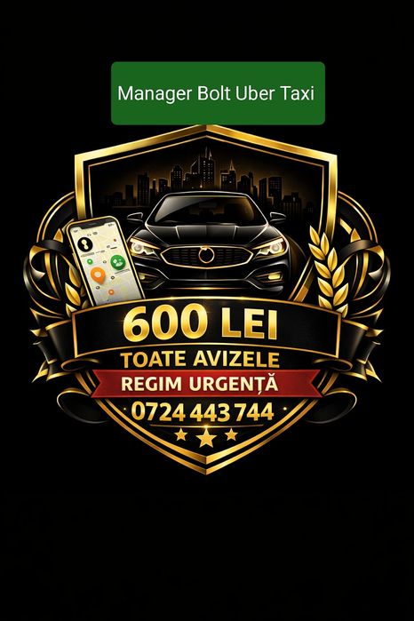 Acte pt Manager Bolt Uber și Taxi