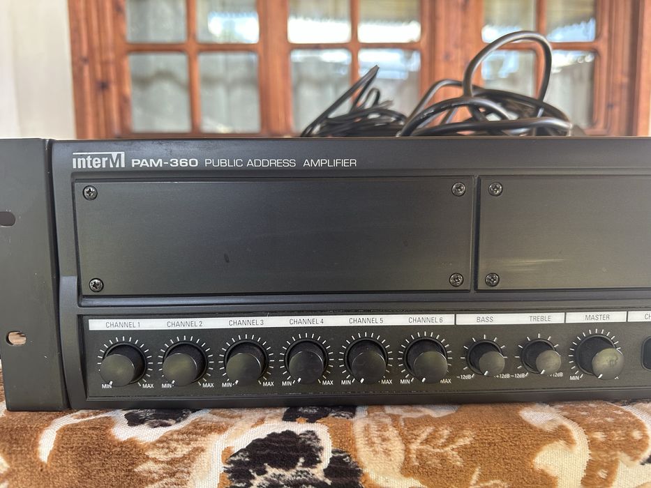 Amplificator Mixer Audio Profesional Inter-M PAM-360 – 360W / 100V / 5 Zone