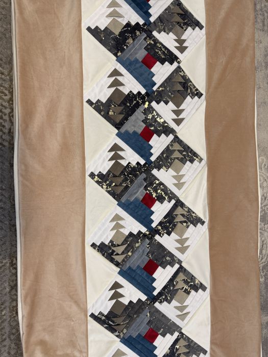 Құрақ көрпе жастығымен, тысы