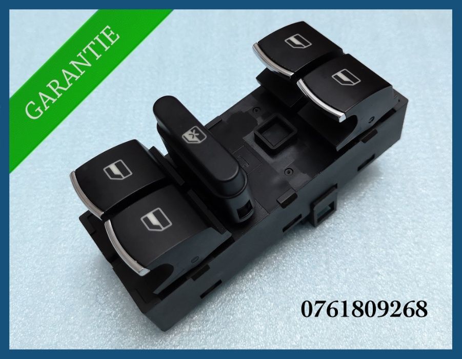 Consola 4 butoane geamuri electrice crom VW Polo 6R - 6RD959857B