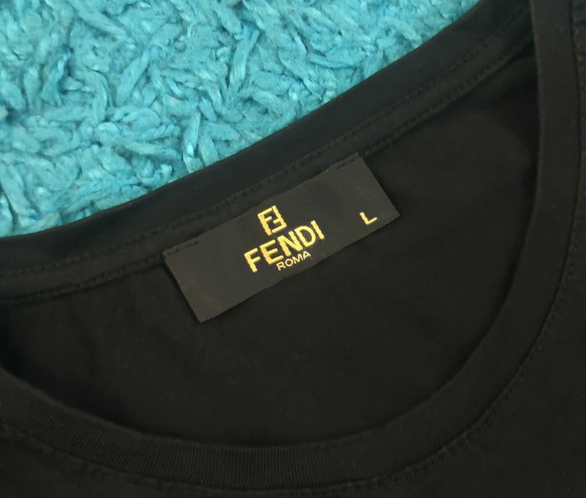 Tricou Fendi - Roma White/Red Regular