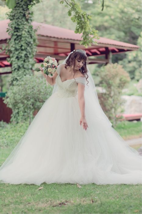 Свадебное платье,после зимчистки