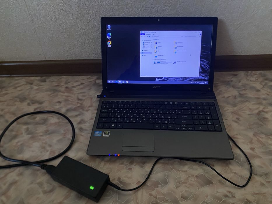 Ноутбук сатылады. Aser aspire 5750G