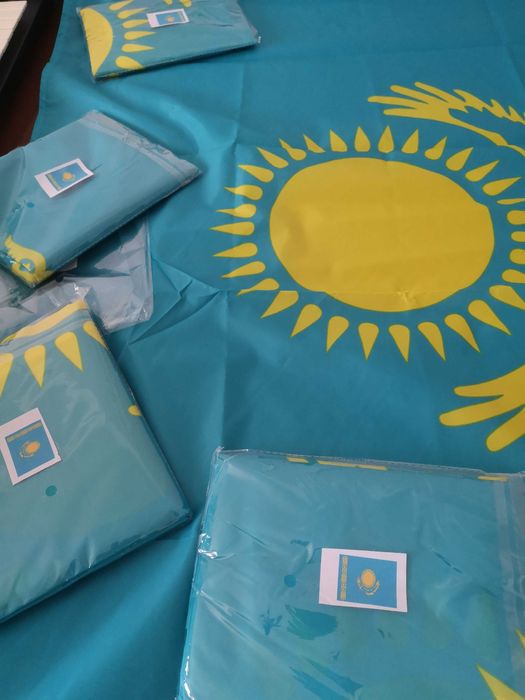 Флаг Республики Казахстан.