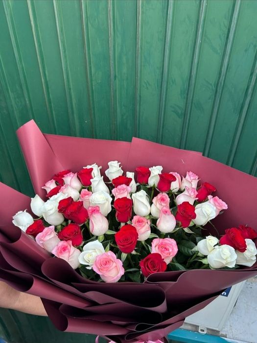 Акция, цветы, букеты