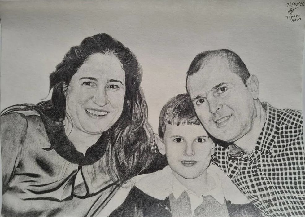 Portrete/Picturi din creion/culori pe orice format