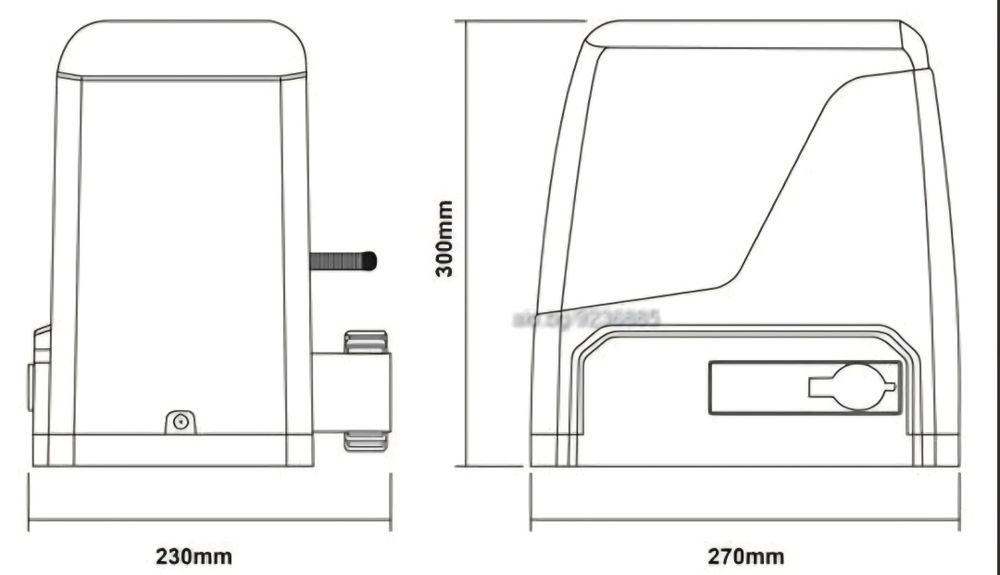 Автоматика / Мотор за плъзгащи врати 2000кг
