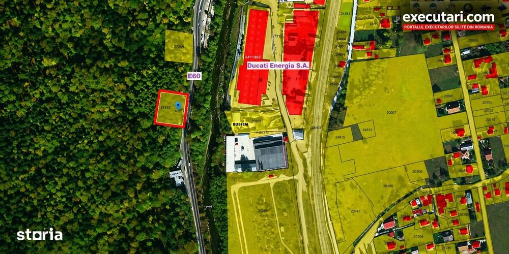 Teren intravilan 2500m² - DESCHIDERE 54 ML ~  BUSTENI