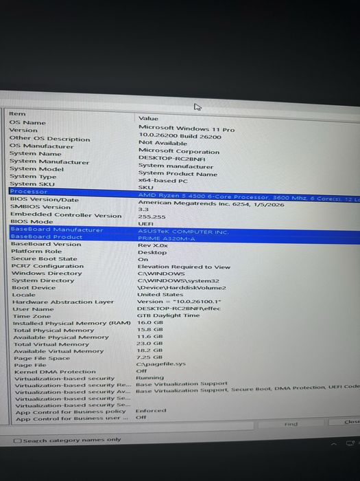 Kit Ryzen 5 4500 + Asus A320M + SSD M.2 250GB + HDD 500GB (Fără RAM)