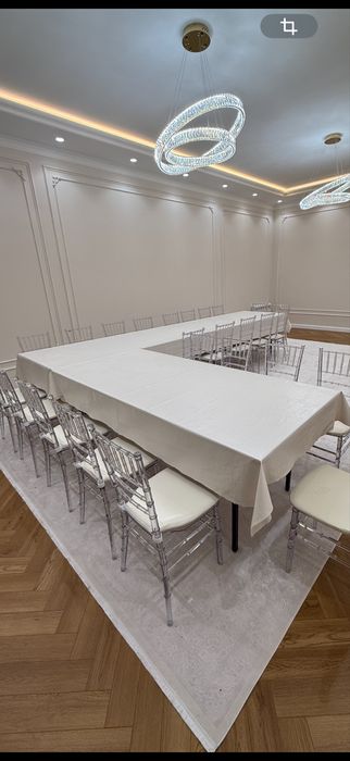 Аренда столов стульев