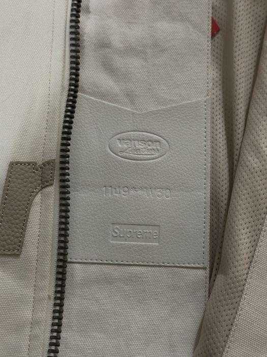 Supreme x Vanson Leathers Cordura Cotton Jacket