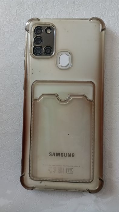 Самсунг А21s в отл сост белый