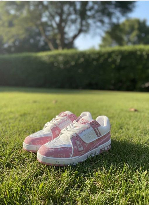 Adidasi LV Trainers Roz - Louis Vuitton Trainers PREMIUM