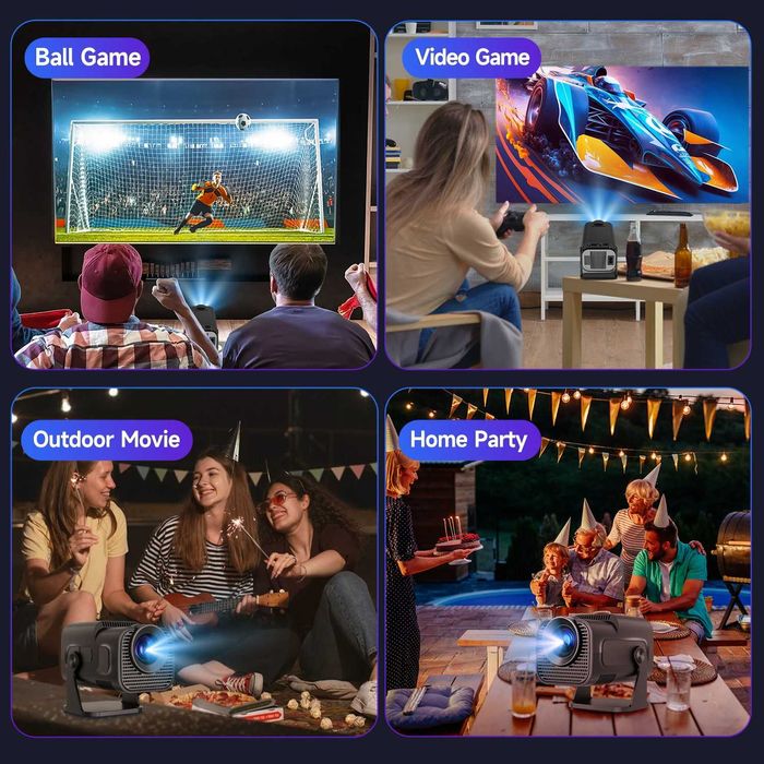 Смарт LED Проектор Magcubic® HY320 Mini 300ANSI 1080p 4K Android 11