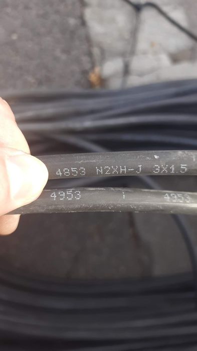 Cablu electric n2xh-j 3×2.5 și 3×1.5