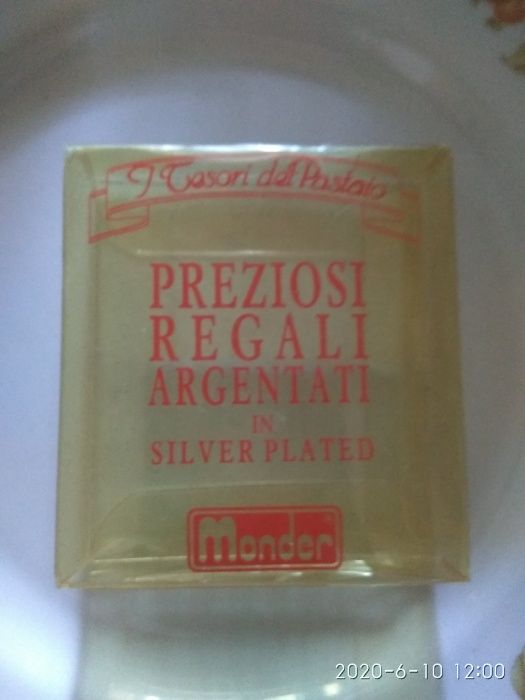 Кольца для салфеток,посеребренные,Италия,2 шт