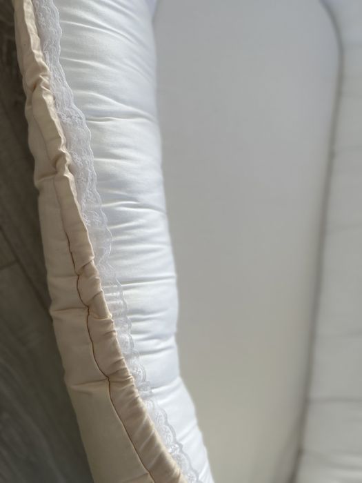 Babynest alb cu bej