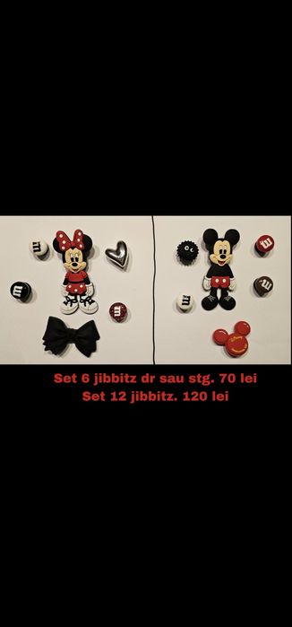 Jibbitz crocsi superbe set 9 buc