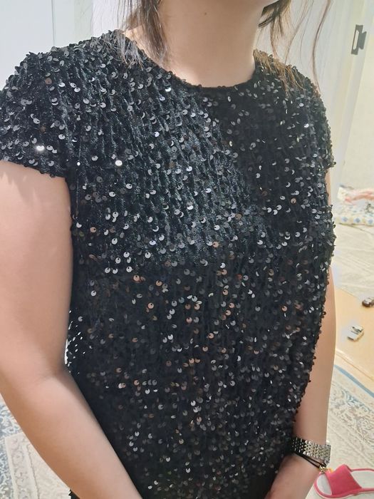 Платье из пойетки