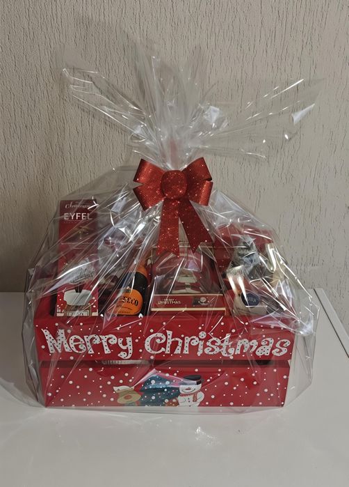 Coș cadou Merry Christmas