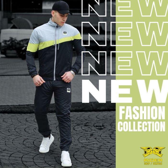 Скидка 20% Мужской спортивный костюм