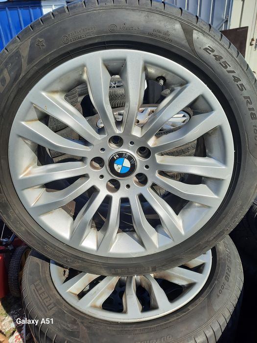 Ляти джанти с гуми БМВ,5×120, 18цола
